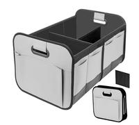 Car Boot Organiser for BMW 2 Series Active Tourer, Foldable Multi-Compartment, 70L High Capacity, 600D Oxford Fabric, Waterproof and Durable, Side Pocket