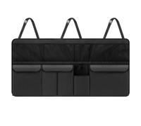Car Boot Organiser, for Renault Captur II I/Captur E-Tech 2.Gen/1.Gen 2013-2024 Multi Mesh Pocket Car Boot Tidy Storage Bag Organiser With Seat Back Protectors, Large Capacity,B