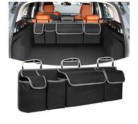 Car Boot Organiser, for Toyota Highlander 2020-2024 | 600D PVC fabric, water-resistant material, 4 pockets, adjustable straps, quick-release buckles, space-saving hanging design