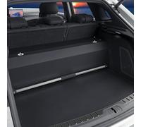 Car Boot Organiser, Leather Boot Organiser with Lid, Integrated Intelligent Lighting System, Automatic Sensing Switch & Soft-light LED Lights. Needs AA Battery Installation (No Battery Included) 109cm