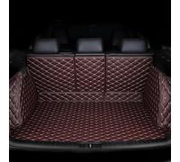 Car Boot Protector Compatible for AUDI Q7 seven-seat （No Slide Rail，No Guardrail Net on the Left Side）2006-2015, Full Coverage Car Boot Liner Mat Automotive Luggage Compartment,brown