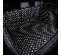 Car Boot Protector Compatible for Porsche Cayenne 2011-2017 (With Mesh Pocket on the Left Side), Full Coverage Car Boot Liner Mat Automotive Luggage Compartment,black-B