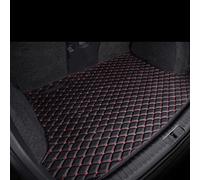 Car Boot Protector Cover Car Leather Trunk Mat For Insight Ze2 Ze3 2010 2011 2012 2013 2014 Car Rear Trunk Storage Organizer Pad(Black Red 4pcs)