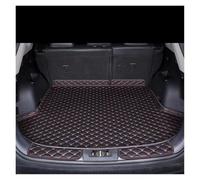 Car Boot Protector Custom Leather Car Trunk Mats For BMW 5 Series 2018-2023 Rear Trunk Floor Mat Tray Carpet Mud Trunk mat(Black Red 4pcs)