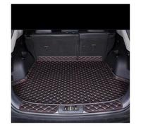 Car Boot Protector Custom Leather Car Trunk Mats For Chevy For Captiva 2014-2017 Rear Trunk Floor Mat Tray Carpet Mud Trunk mat(Black Red 4pcs)