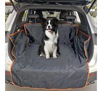 Car Boot Protector, Dog Guard for Car Boot 185x105cm Universal Waterproof Non-Slip Boot Mat for Dogs, Scratch-Proof Car Boot Cover for SUV, Hatchback, Estate Cars, Bumper and Side Protection (Style C)