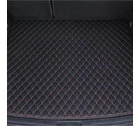 car boot protector For Hyundai For Tucson NX4 For MK4 | Tray-style design effectively contains dust, oil, and dirt. boot mat(Flat Edge black-red)