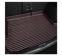 Car Boot Protector For Je&ep For Wrangler JL 4XE 2021-2024 Leather Carpets Cargo Protector Mat Liners Non-Slip(B/Black Red-Plus Side)