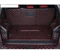 Car Boot Protector For Jetour X70 Custom Trunk Mats Leather Durable Cargo Liner Boot Carpets Rear Interior Decoration Accessories Cover Waterproof Boot Liner(Black Red 4pcs)