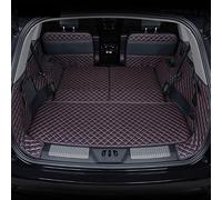 Car Boot Protector For Lincoln For Aviator 2020-2022 6 Seats Car Trunk Mat All-inclusive Interior Liner Protection Pad Anti-dirty Carpet Cover Mat Car Boot Mat(Black Red 4pcs)