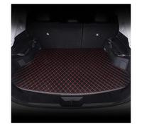 Car Boot Protector For Volvo S90 2017-2022 Artificial Leather Car Trunk Mat Rear Trunk Cargo Protective Mat Car Interior Accessories Car Boot Liners(Black Red 4pcs)
