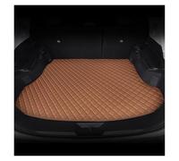 Car Boot Protector For Volvo V40 2013-2019 Artificial Leather Car Trunk Mat Rear Trunk Cargo Protective Mat Car Interior Accessories Car Boot Liners(Brown)