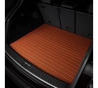 Car Boot Protector For Volvo V90 2017 2018 2019 2020 2021 Custom Car Trunk Boots Mats Accessories Interior Waterproof Genuine Leather Accessories(Brown)