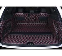 Car Boot Protector Leather Car Trunk Mat For MG For GS 2015-2018 Cargo Liner Accessories Interior Boot Waterproof Boot Liner(Black Red 4pcs)