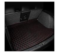 Car Boot Protector Leather Car Trunk Mats For Hyundai For Ioniq 5 NE 2022 2023 2024 2025 Electric Version Luxury Pads Tray Carpet Muds Car Boot Liners(Black Red 4pcs)
