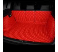 Car Boot Protector Mat For Infiniti Q70L 2013 2014 2015 2016 2017 Rear Trunk Floor Mat Tray Carpet Mud Custom Leather Car Mats(Red B)