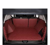 Car Boot Protector Mat For Toyota For C-HR 2018 2019 2020 Rear Trunk Floor Mat Tray Carpet Mud Leather Car Mats(Wine red H)