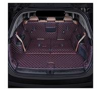 Car Boot Protector The Trunk Cargo Leather Liner Car Boot Liner Cargo Compartment Floor Carpet Mud Kick For Cadillac XTS Sedan 2013-2018 Trunk Protective Mat(Black Red 4pcs)