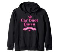 Car Boot Queen - Funny Bargain Hunter Zip Hoodie