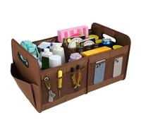 Car Boot Storage Box, Large Robust Oxford Folding Tool Basket - SUV Boot | For Camping Back Seat Interior Travel Accessories Blankets Toy Entrance Area and Living Room