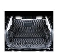 Car Boot Trunk Mat For Jetour For Dashing 2024 2023 Custom Trunk Mats Leather Liner Boot Carpets All Cover(Black Beige Stitch)