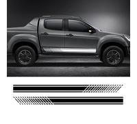 Car Both Sides Stickers For Isuzu DMAX Beast Pickup Off Road,Waterproof Auto Wrap Decoration Sticker Car Accessories Exterior,Red