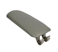 Car box Car Armrest Latch Cover Center Console Arm Rest Storage Box Lid Leather A4 B6 B7 2002-2007(Gray)