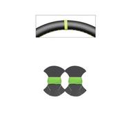 Car Braid On Steering Wheel Perforated Leather Cover For Hyundai For Sonata VII(LF) 17-18 (3-Spoke O Shape) 15-19 Hand Stitching(Green Marker7)