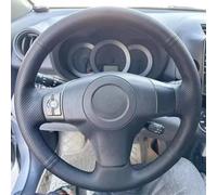 Car Braid On Steering Wheel Perforated Leather Cover For Toyota For Yaris Vios RAV4 2006-2009 For Scion XB 2008 Hand Stitching(Red Blue1)