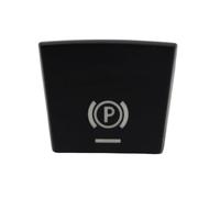 car brake button Compatible With 740i 2010 2011 2012 2013 2014 2015 2016 2017 61312822518 Car Handbrake Parking Brake P Switch Button Cover