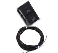 car brake button Compatible with VW for J&etta 2018-2023 Auto Hold Switch And Wire White backlight button OEM 17G 927 225 17G927225(Switch and cable)