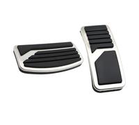 Car Brake Foot Pedals For Mitsubishi For Pajero 3 For Outlander For Lancer X For Eclipse For Cross MT AT Car Gas Clutch Brake Pedal Cover Kit Nonslip Pad(AT)