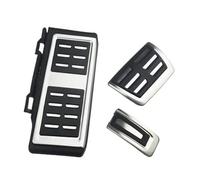 Car Brake Foot Pedals For Skoda For KAMIQ Combi For SCALA For Octavia For Rapid For Superb For Karoq 2017 2018 2019 2020 Stainless Steel Pedal Cover(AT With Rest Pedal)