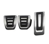 Car Brake Foot Pedals Pad For VW For Golf 7 For GTI MK7 Stainless Steel Car Foot Fuel Pedal Brake Clutch Pedals Cover Accessories(3Pcs MT)