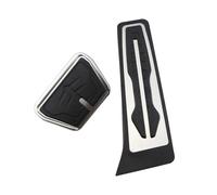 Car Brake Foot Pedals Replacement for BMW For X5 For X6 For F15 For F16 For E70 For E71 For E72 2008-2018 LHD Auto Gas Brake Footrest Pedal Pad Cover Pedals(1piece Rest Pedal)(AT Without Rest)