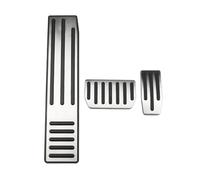 Car Brake Foot Pedals Replacement for Tesla For Model S X For ModelS For ModelX 2012-2021 LHD Stainless Steel Car Pedals Auto Foot Pedal Modification Pads Cover(1Piece Rest Pedal)(AT With Rest)