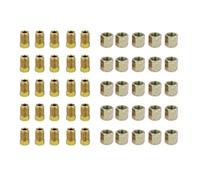 Car Brake Hoses 50Pcs Car 3/16" Brake Tube Adapter 10mm x1mm Brake Pipe Fittings Metal Connector Threads Fittings Assortment