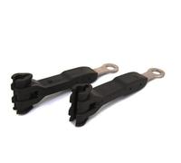 Car Brake Hoses Car Brake Pipes A21F-1101255 Front Brake Line Anchor Brake Hose Bracket Parts Kit Fit for Jeep Wrangler JK JL 2007-2023 2 4 Doors (Black)