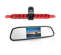 Car Brake Light Reverse Camera Two Lens Slim Flat Back Housing Compatible Replacement for Hella 2DA 343 106-201 Light Camera & Monitor Kit(5 inch kit)(5 inch kit HS)