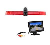 Car Brake Light Reverse Camera Two Lens Slim Flat Back Housing Compatible Replacement for Hella 2DA 343 106-201 Light Camera & Monitor Kit(5 inch kit)(4.3 inch kit 3)