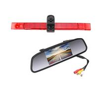 Car Brake Light Reverse Camera Two Lens Slim Flat Back Housing Compatible Replacement for Hella 2DA 343 106-201 Light Camera & Monitor Kit(5 inch kit)(4.3 inch kit 2)