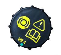 Car Brake Oil Tank Cap With Rubber Seal, Plastic Black, OEM 3M512162AB 2S612162AA, Compatible With for FORD Focus And for MONDEO, Suitable For Vehicle Maintenance And Repair