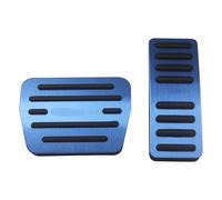 Car brake pedal Aluminum Alloy Car Foot Accelerator Gas Fuel Brake Pedal Cover Clucth Mats Non-Slip Pad For Chery Jetour Dashing 2022 2023 2024 Brake Pedal Cover(Blue)