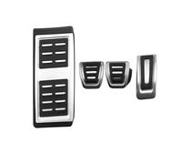 Car Brake Pedal For A1 2012-2021 Stainless Steel Car Accelerator Brake Foot Rest Pedal Cover(MT 3PC B)