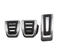 Car brake pedal For Rapid Superb Karoq Kodiaq KAMIQ Combi SCALA Octavia 2017-2021 LHD AT MT Stainless Steel Car Gas Brake Pedals Cover(3Pcs MT Without Rest)
