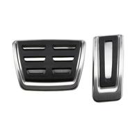 Car brake Pedal For Seat For Ibiza 2013-2022 For Arona 2017-2022 For Ateca 2016-2022 Stainless Steel Auto Pedals Car Styling Sport Fuel Brake Pedal Cover Set Car Brake Clutch Pedal(AT)