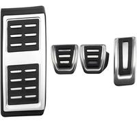 Car brake pedal For Seat For Leon 5F MK3 For Skoda For Octavia For A7 For Kodiaq For VW For Golf 7 8 For T-roc For T-cross Fuel Brake Pedals Sport Pedal Cover Gas(MT With Rest)