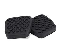 Car Brake Pedal Pads, 1 Pair Rubber Brake Pedal Pad Brake and Clutch Pedal Pads Cover Replacement Black for 46545-sa5-000
