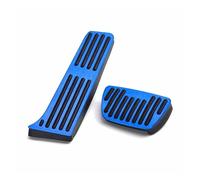 Car Brake Pedals Compatible For Toyota Avalon XX50 2019~2022 2021 Automotive Stainless Steel Rubber Non-slip No Drilling Pedal Accessories(Blue)