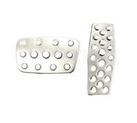 Car Brake Pedals Pad For Buick For Hideo For Lacrosse For MK2 For Regal For Envision For Encore For Verano Car Pedal Pads Cover(Aluminium NO Clip AT)